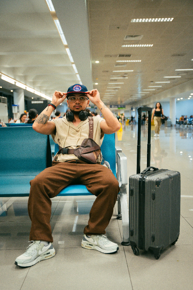 Travel documents and flight booking details